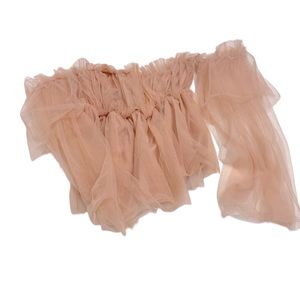 VICI Off the Shoulder Tulle Blouse